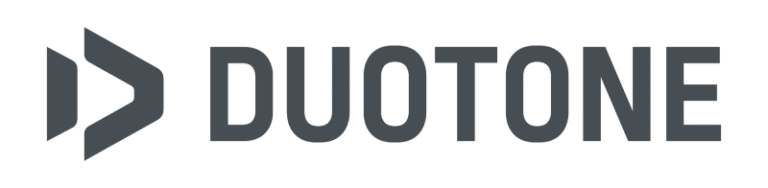 Duotone logo grey